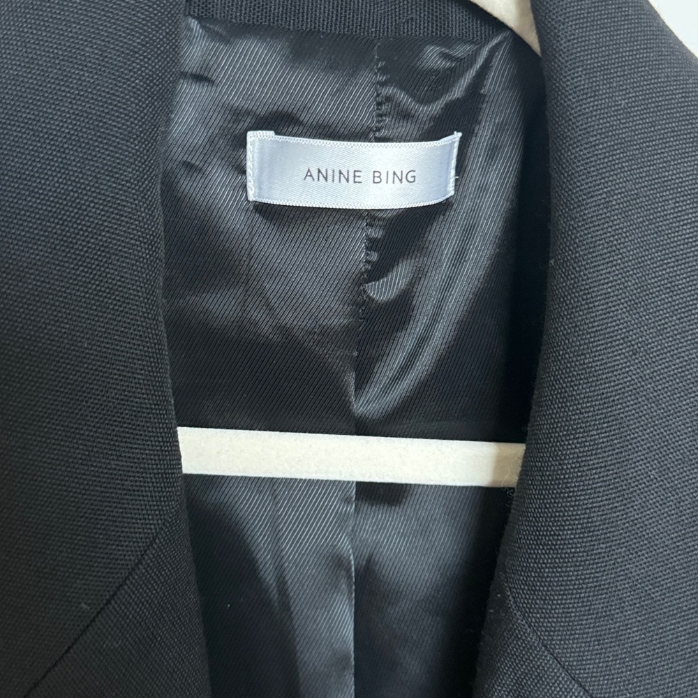 ANINE BING KAIA BLAZER BLACK - size medium - Picture 8 of 11